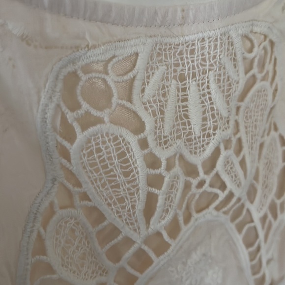 American Eagle Outfitters Embroidered and Pleated Top - Picture 8 of 8